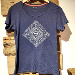 Columbia Women's Blue Graphic Tee